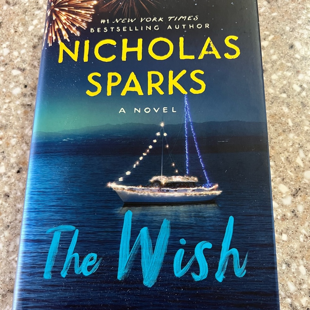 The wish by Nicholas sparks-hardback book-in like new condition